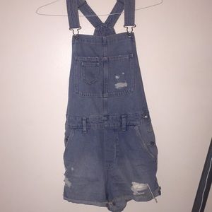 Denim Overalls
